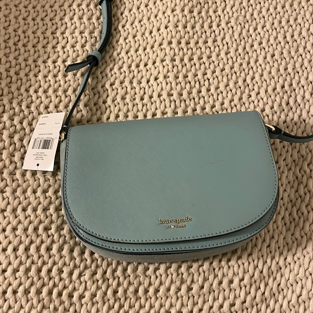 Kate Spade seaside (blue) flap crossbody brand new, never worn.